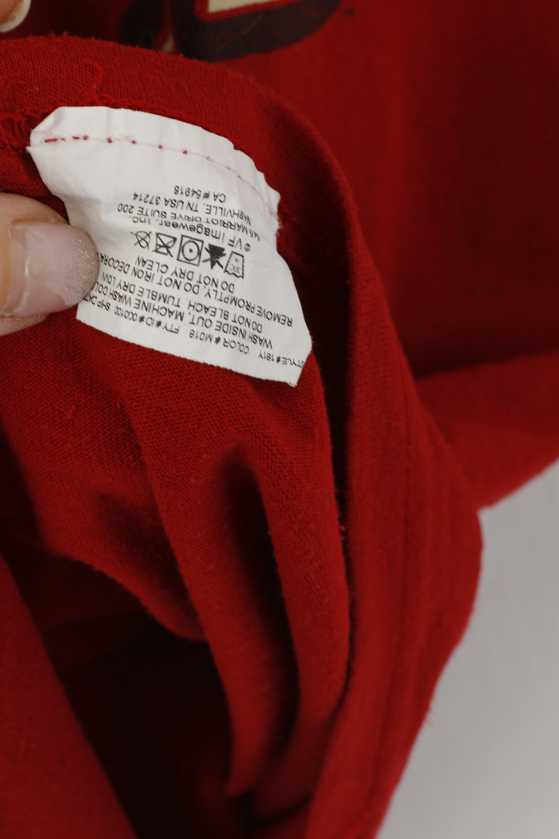 Majestic Boys L 10-12 Age Shirt Red D-backs Boys Baseball #10 Jarrett Top