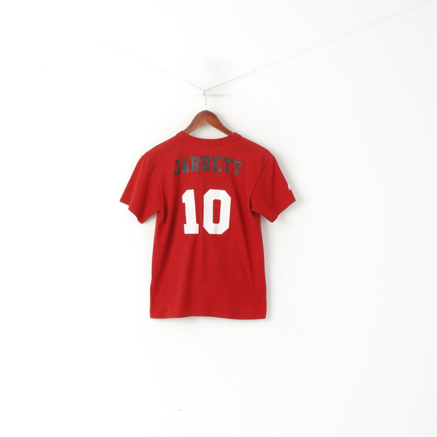 Majestic Boys L 10-12 Age Shirt Red D-backs Boys Baseball #10 Jarrett Top