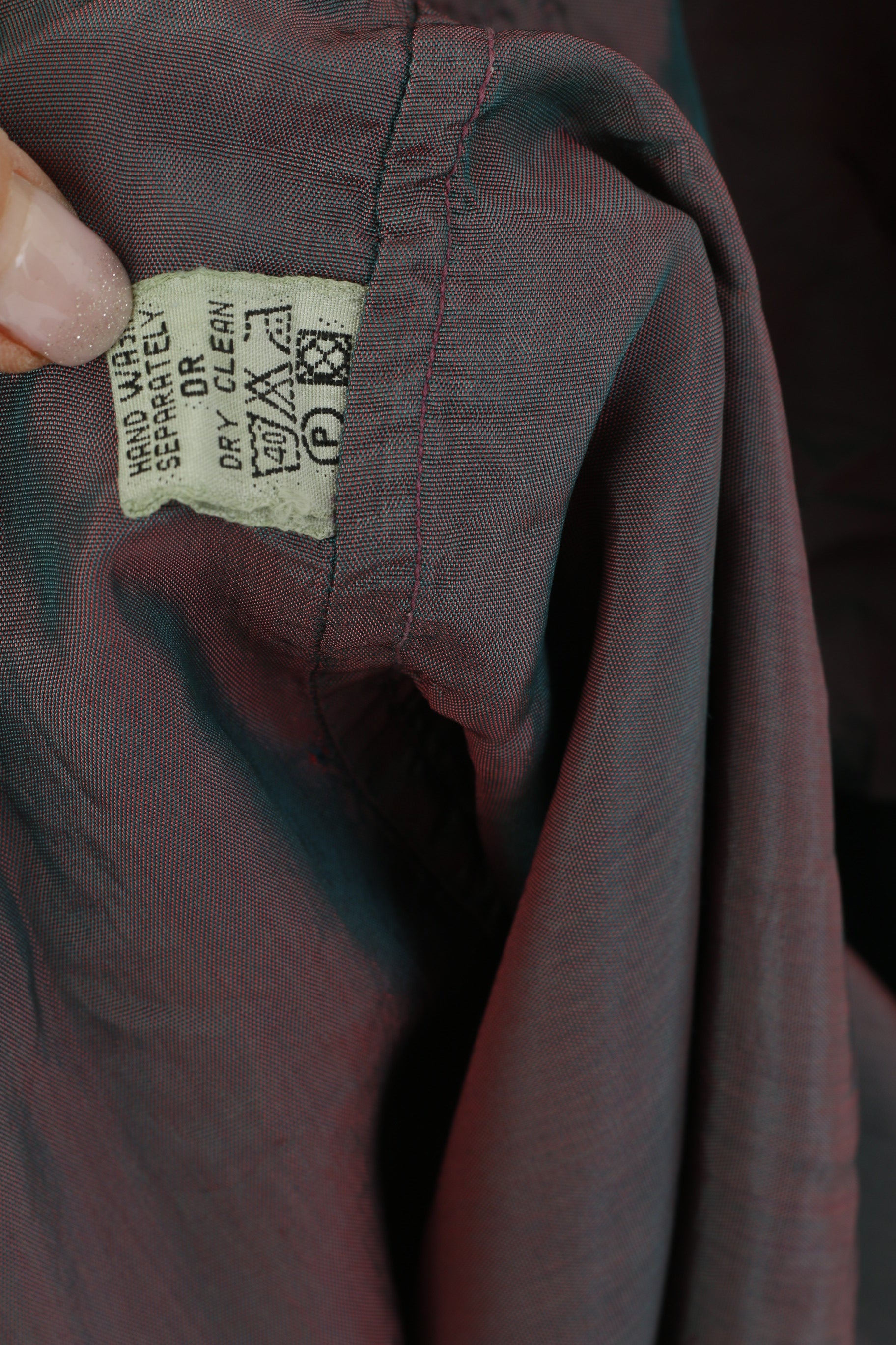 Camicia casual da uomo McBlue Originals 3 L Top a maniche lunghe in viscosa discoteca lucida viola