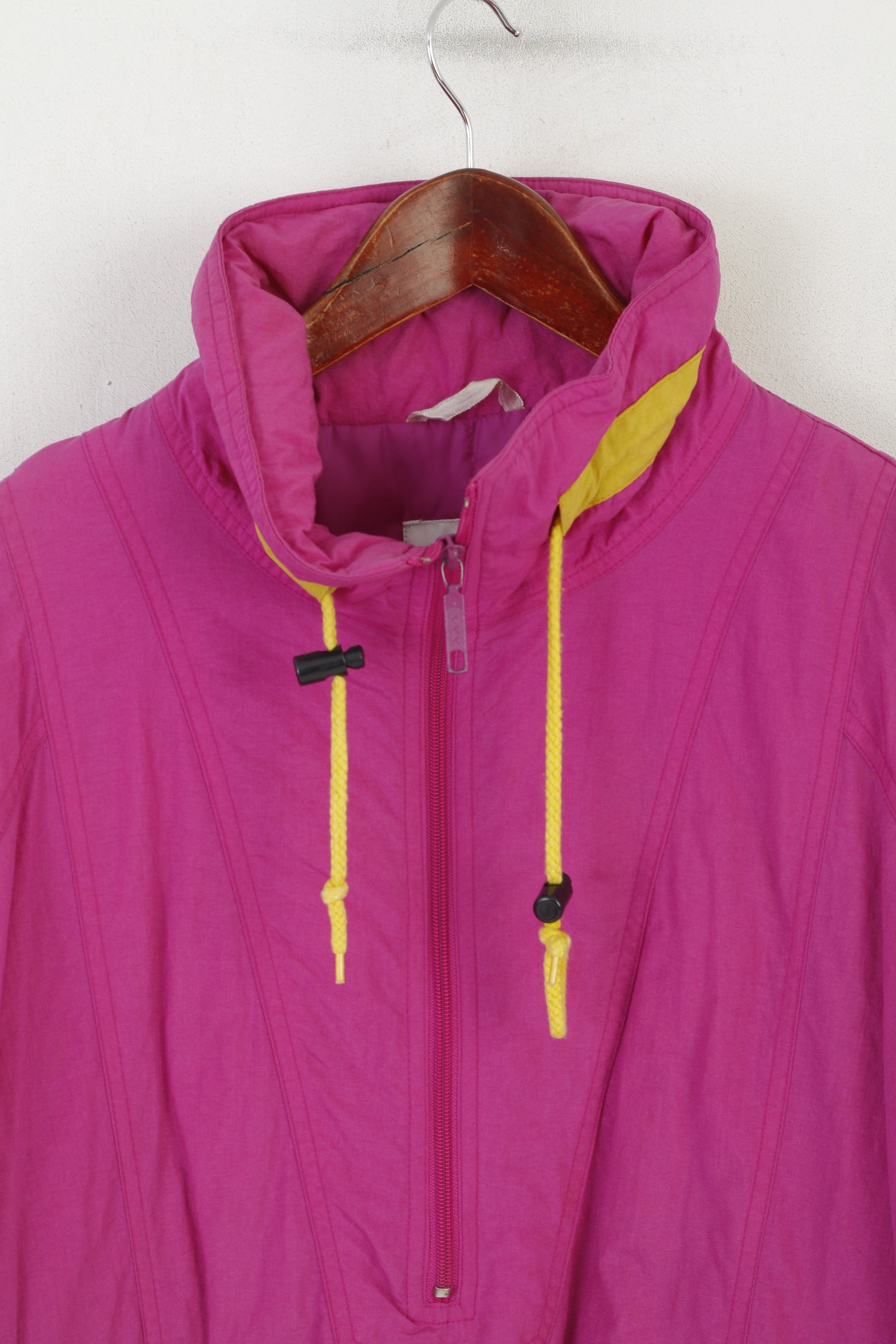 Etirel Le Style Women XL Bomber Jacket Purple Vintage Outdoor Nylon Waterproof Top