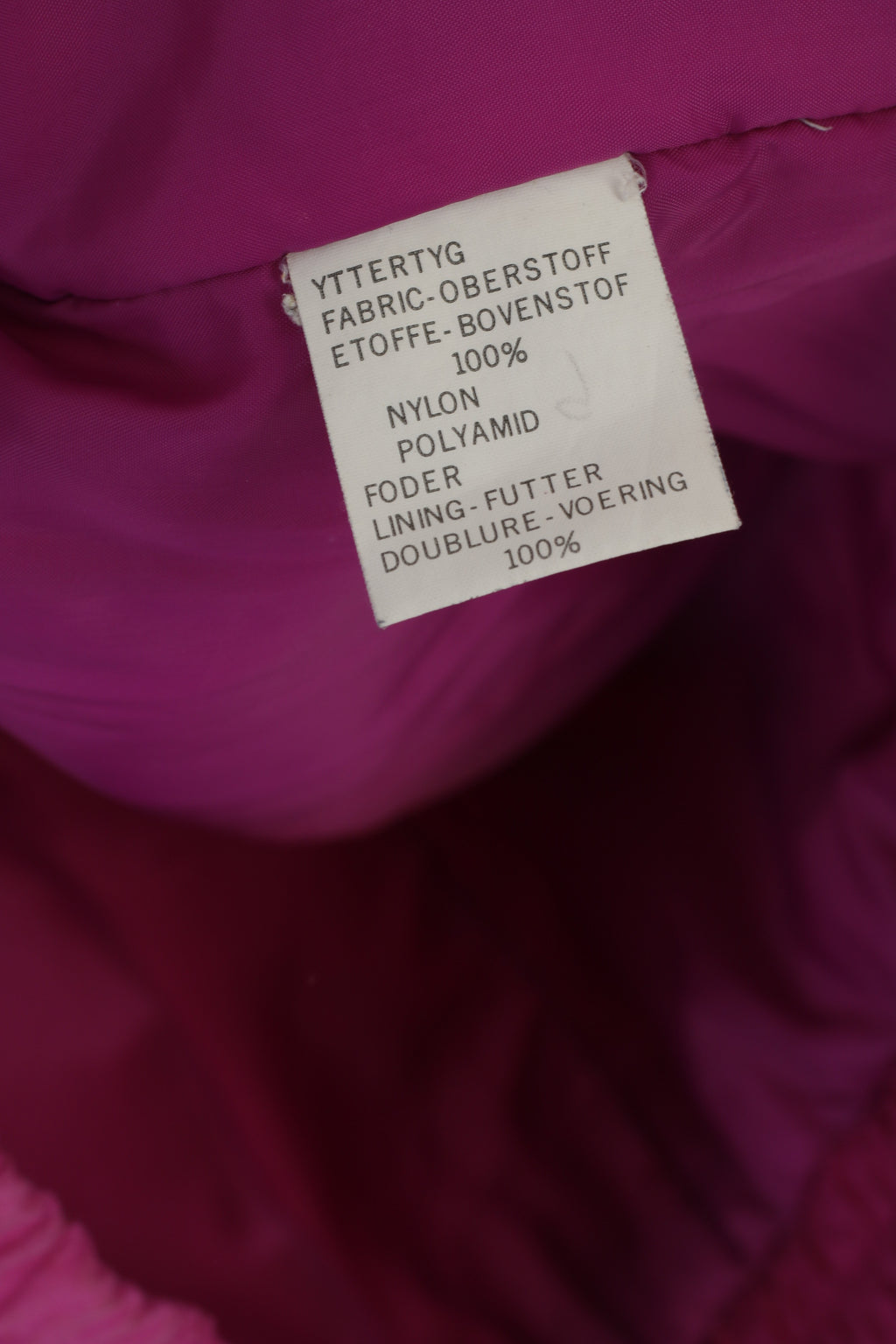 Etirel Le Style Women XL Bomber Jacket Purple Vintage Outdoor Nylon Waterproof Top