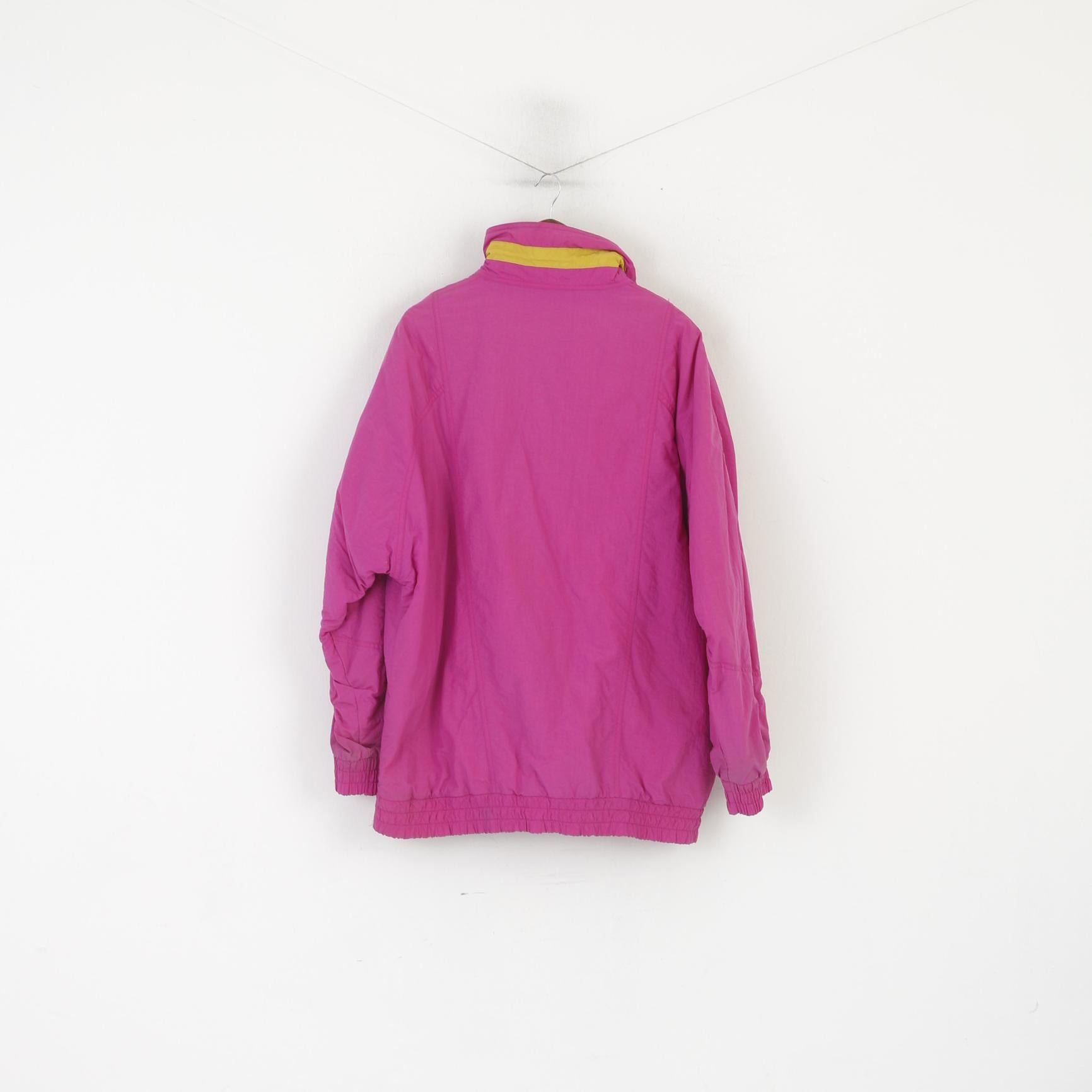 Etirel Le Style Women XL Bomber Jacket Purple Vintage Outdoor Nylon Waterproof Top