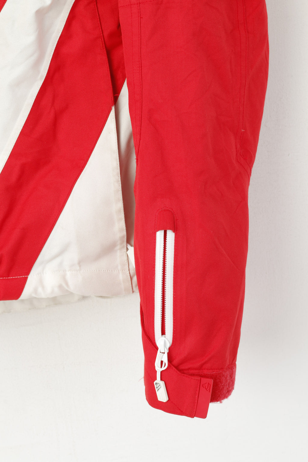 Beerenberg Veste de ski pour femme Rouge avec fermeture éclair complète et capuche détaillée
