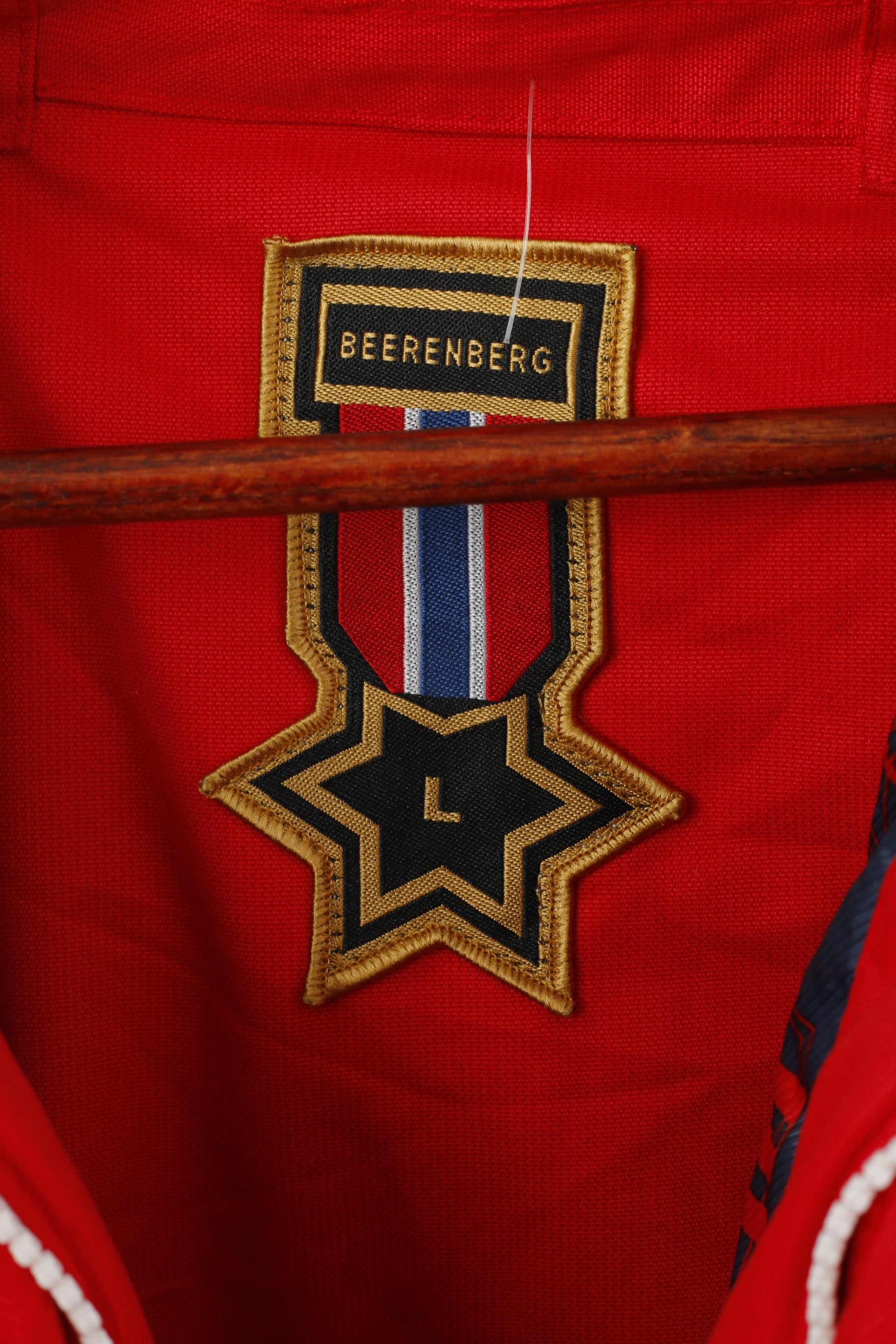 Beerenberg Veste de ski pour femme Rouge avec fermeture éclair complète et capuche détaillée