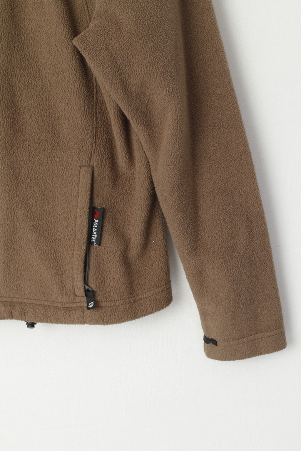 Jack Wolfskin Women XS Fleece Top Marrone Outdoor Felpa con cerniera intera