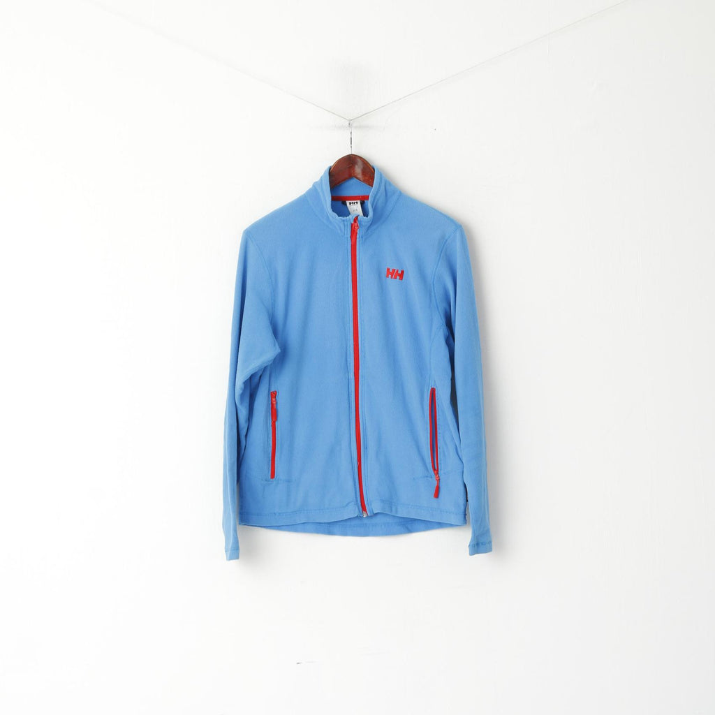 Helly Hansen Donna M Top in pile Blu con cerniera Felpa da trekking leggera per esterni