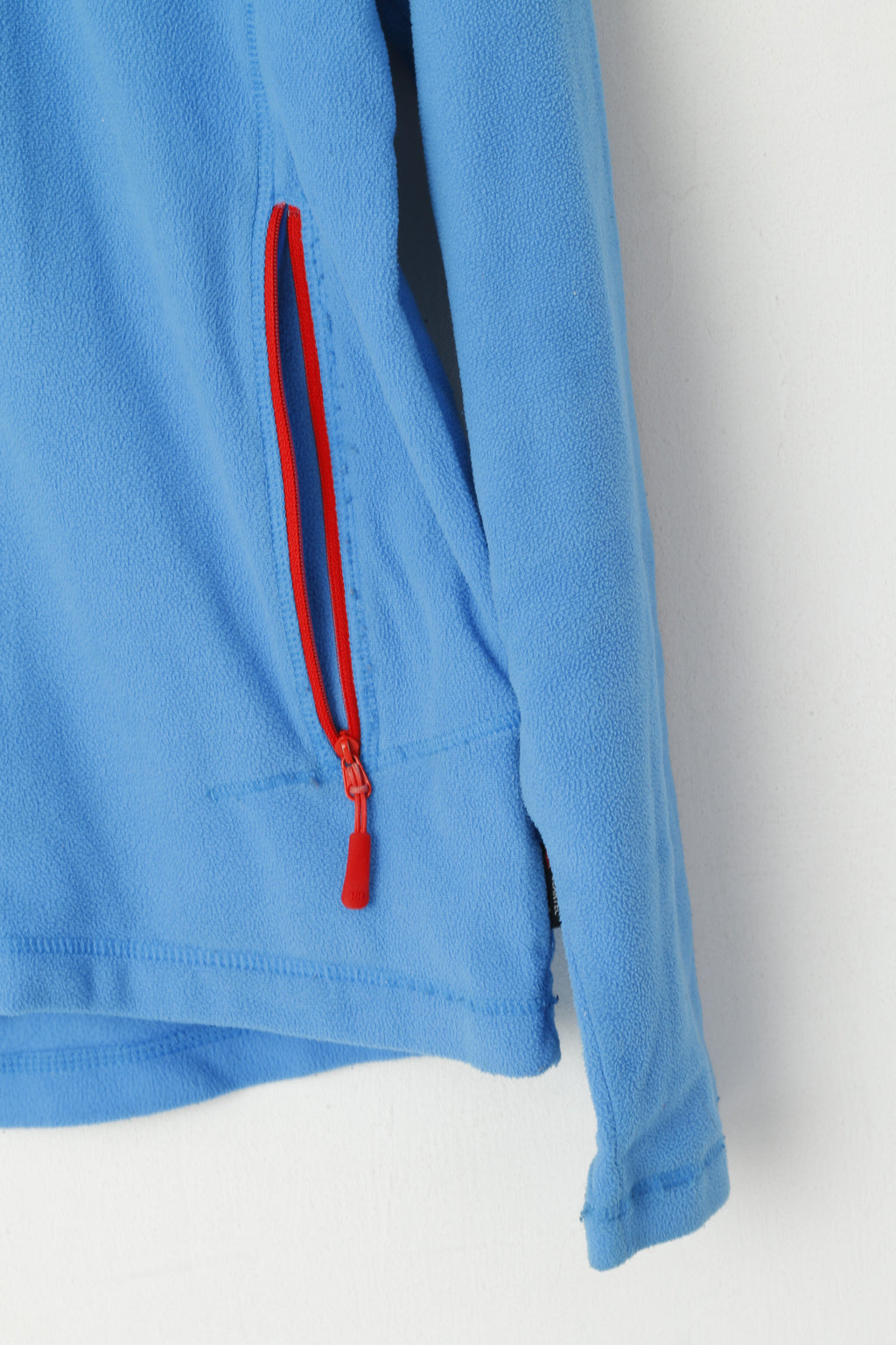 Helly Hansen Donna M Top in pile Blu con cerniera Felpa da trekking leggera per esterni