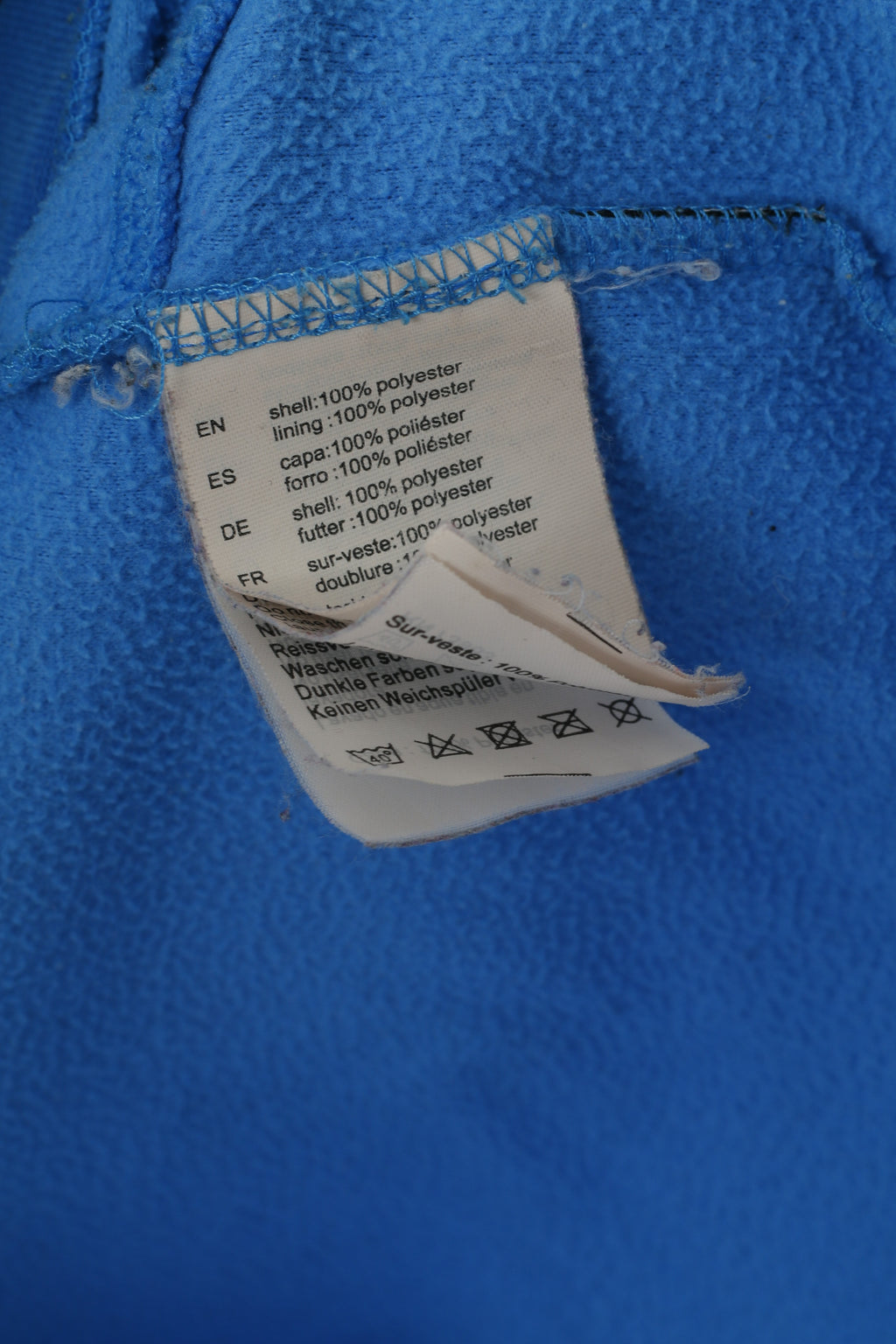 Helly Hansen Donna M Top in pile Blu con cerniera Felpa da trekking leggera per esterni