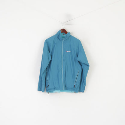 Berghaus Women 16 L Jacket Turquoise Double Sided Outdoor Full Zipper Top