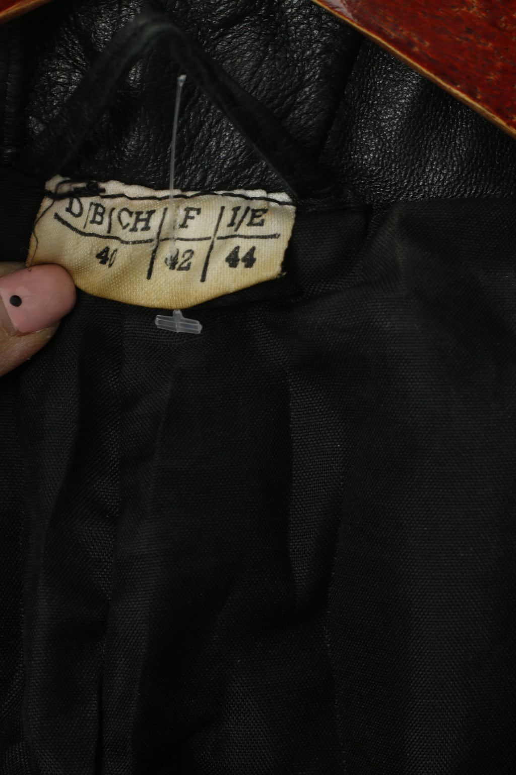 Giacca vintage da donna 42 L con frange in pelle nera, cerniera completa, morbido top da motociclista Western Ramones