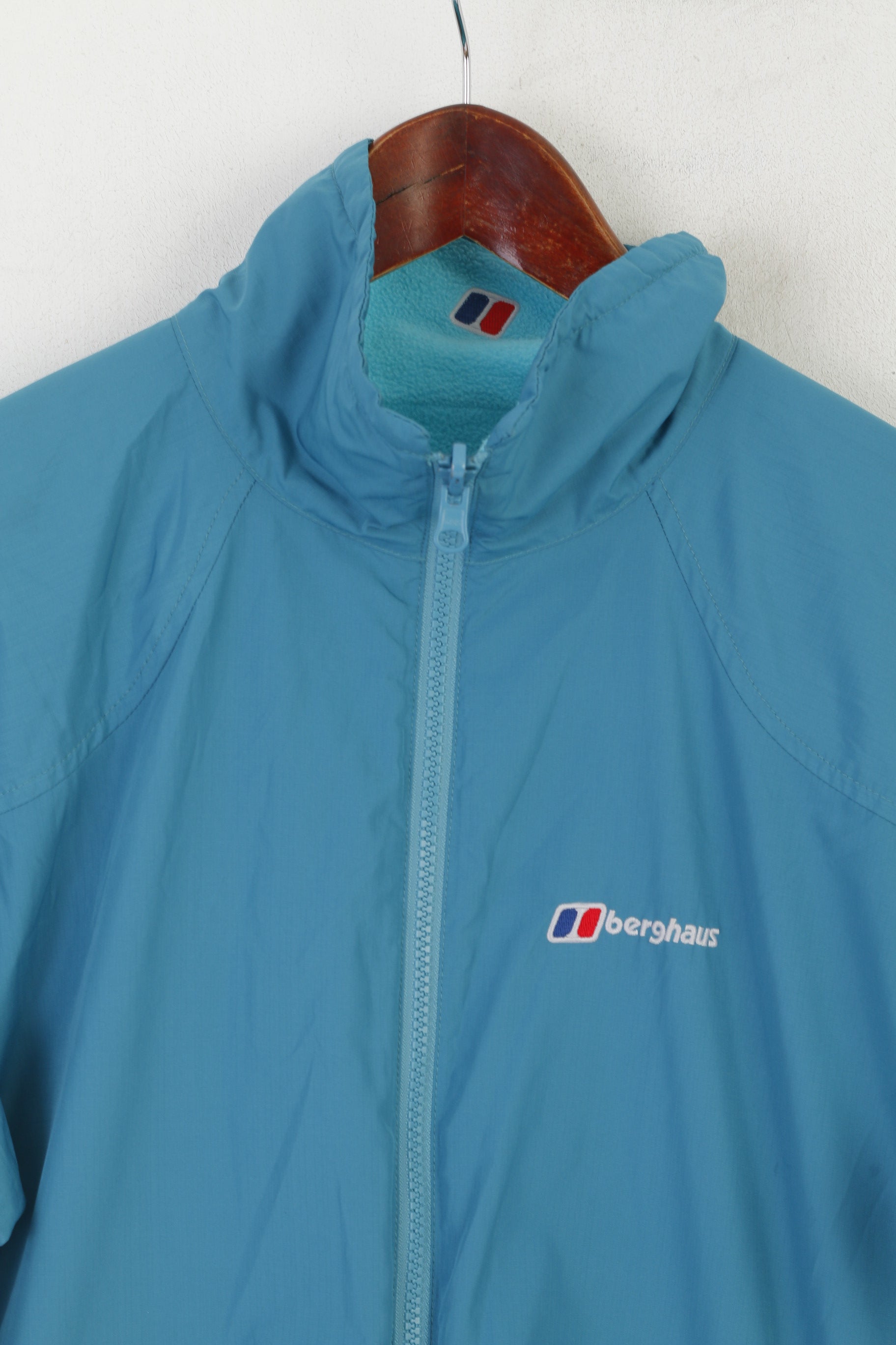 Berghaus Women 16 L Jacket Turquoise Double Sided Outdoor Full Zipper Top