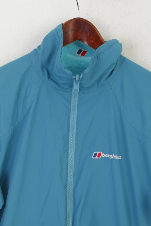 Berghaus Veste Femme 16 L Turquoise Double Face Extérieure Fermeture Éclair Complète