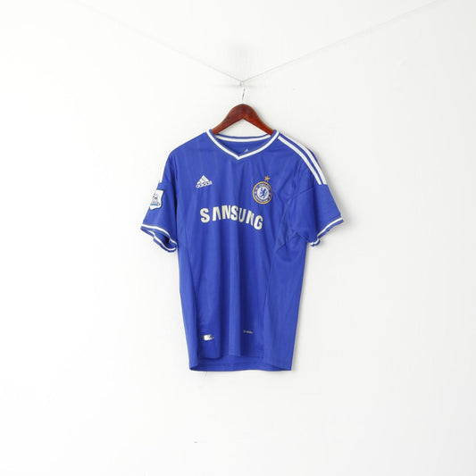 Adidas Men L Shirt Blue Vintage Chelsea Football Club Jersey Torres #9  Top