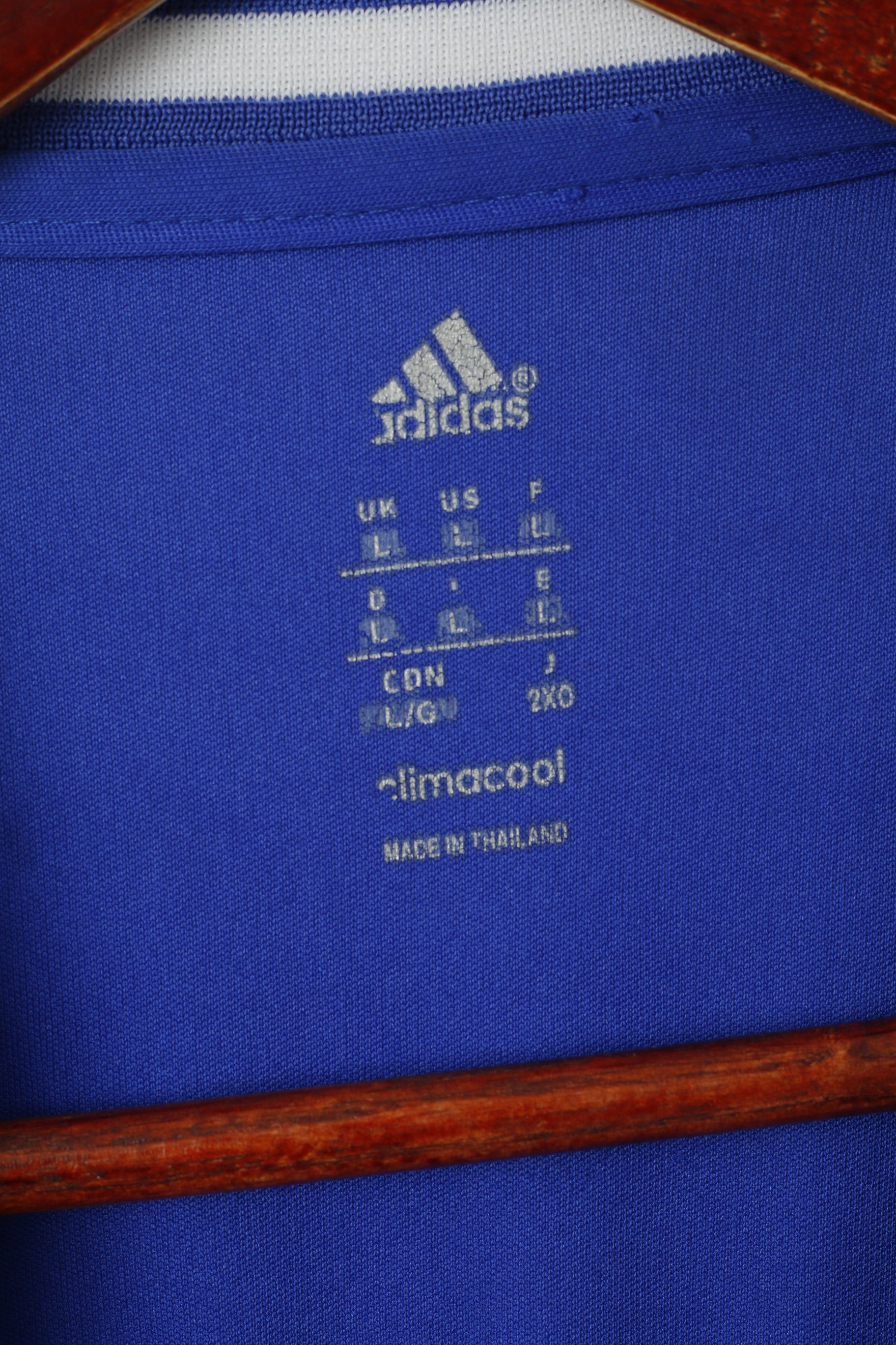 Maglia Adidas da uomo L blu vintage Chelsea Football Club Jersey Torres #9 Top