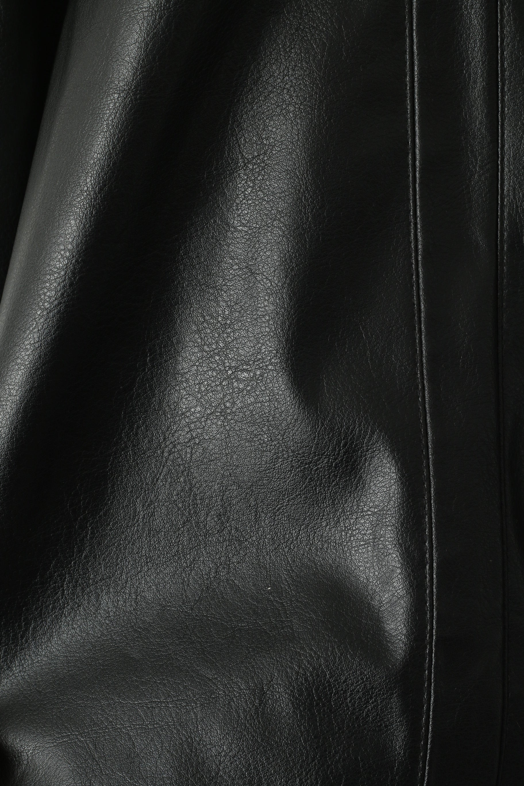 Giacca Isabelle Donna 14 XL Giacca morbida classica monopetto in similpelle nera lucida