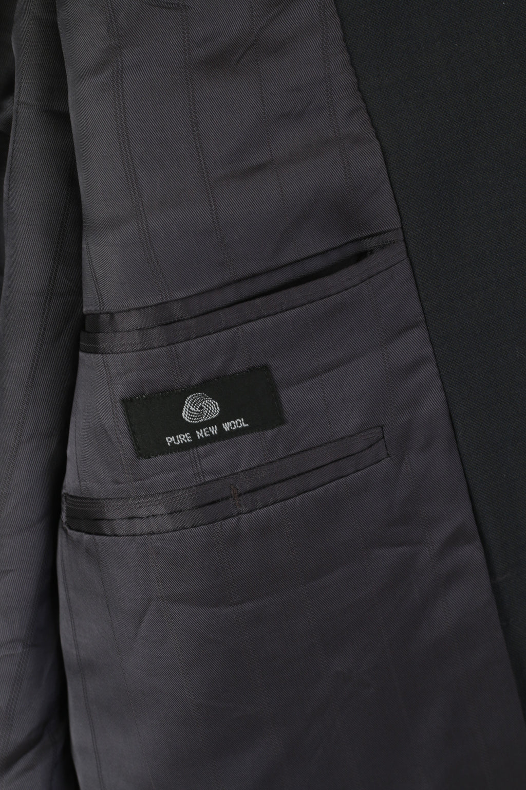 Jaeger Men 54 44 Blazer Navy Pure New Wool Single Breasted Jacket