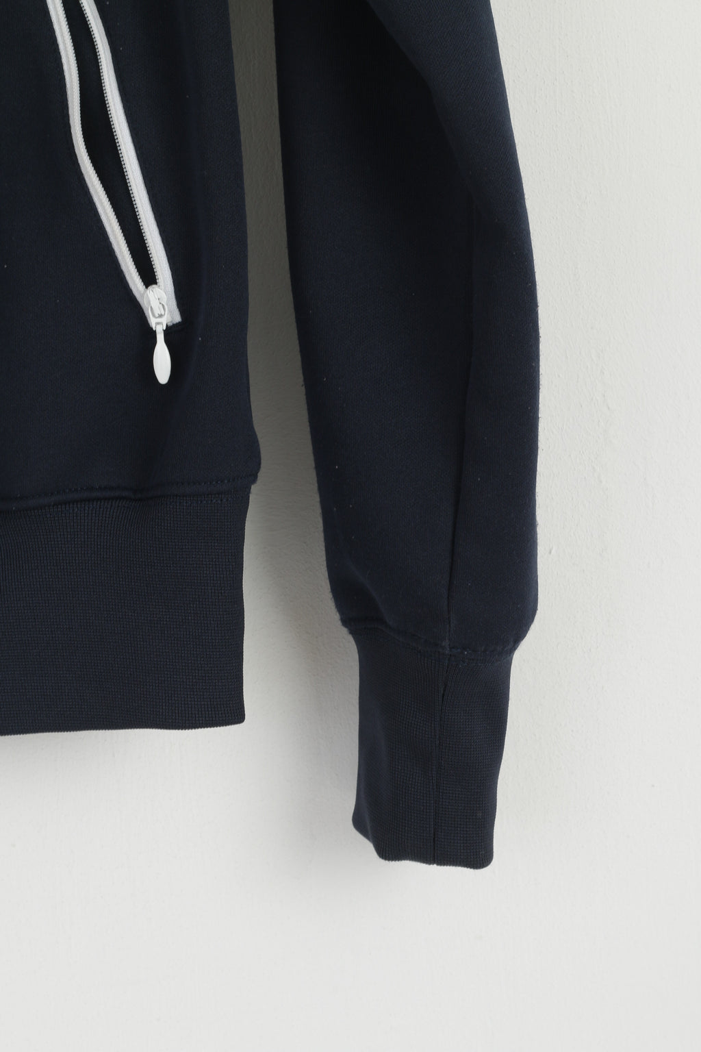 Nike Women M Sweatshirt Navy The Athletic Dept Full Zipper Activewear Top