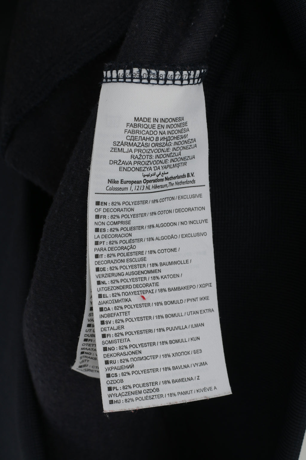 Nike Women M Sweatshirt Navy The Athletic Dept Full Zipper Activewear Top