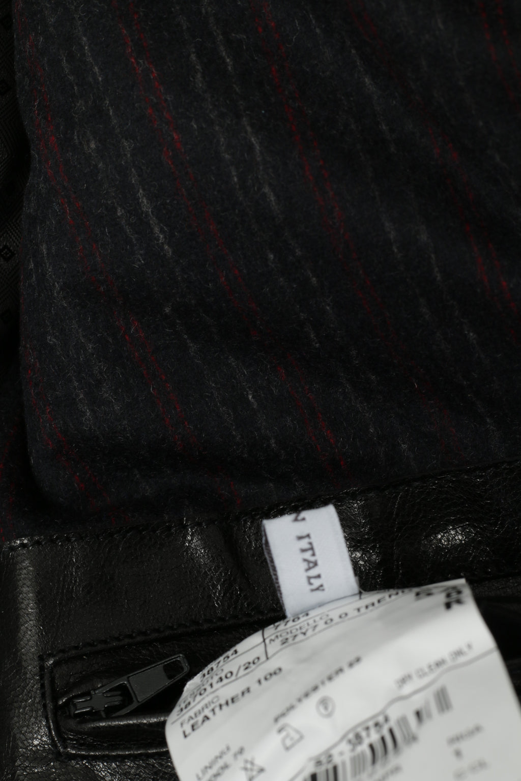 Manteau croisé en cuir pour homme Corneliani - Taille 54 XL, fabriqué en Italie