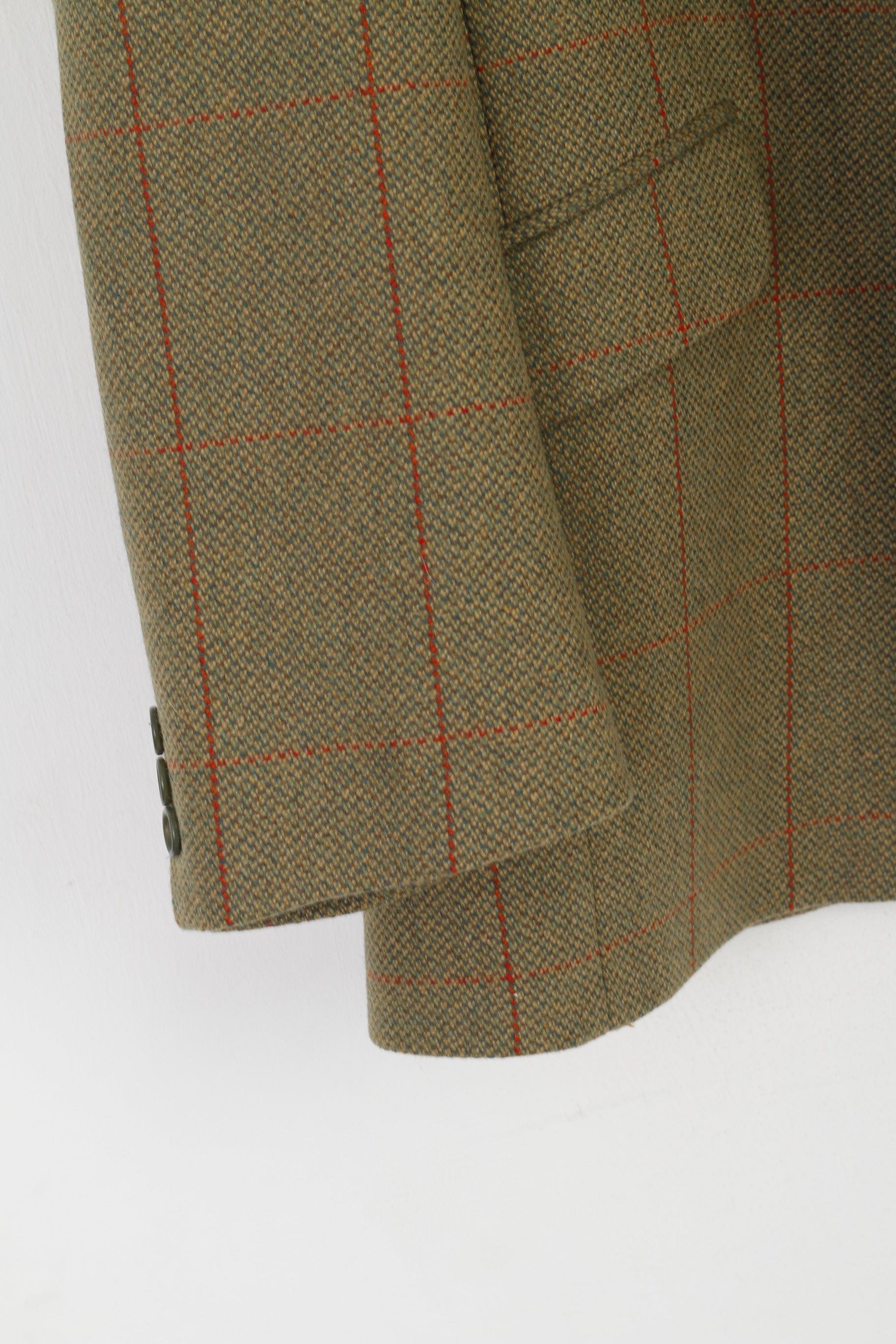 Supasax Buckingham Men 48 Blazer Green Bladen Wool Castle Douglas Vintage Jacket