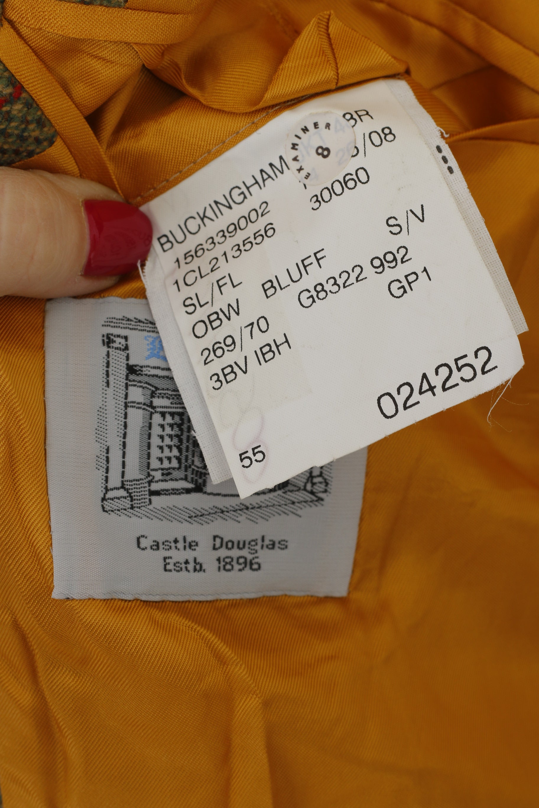 Supasax Buckingham Men 48 Blazer Green Bladen Wool Castle Douglas Vintage Jacket