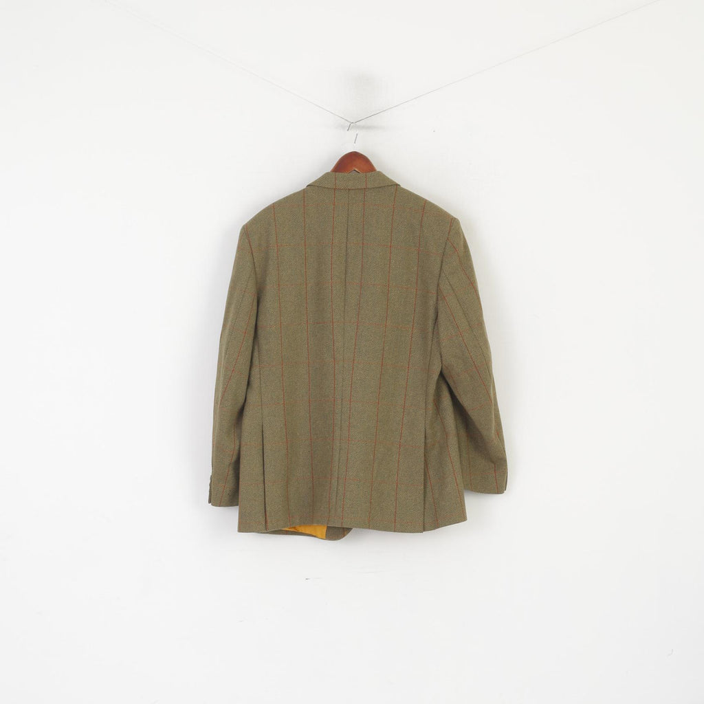 Supasax Buckingham Men 48 Blazer Green Bladen Wool Castle Douglas Vintage Jacket