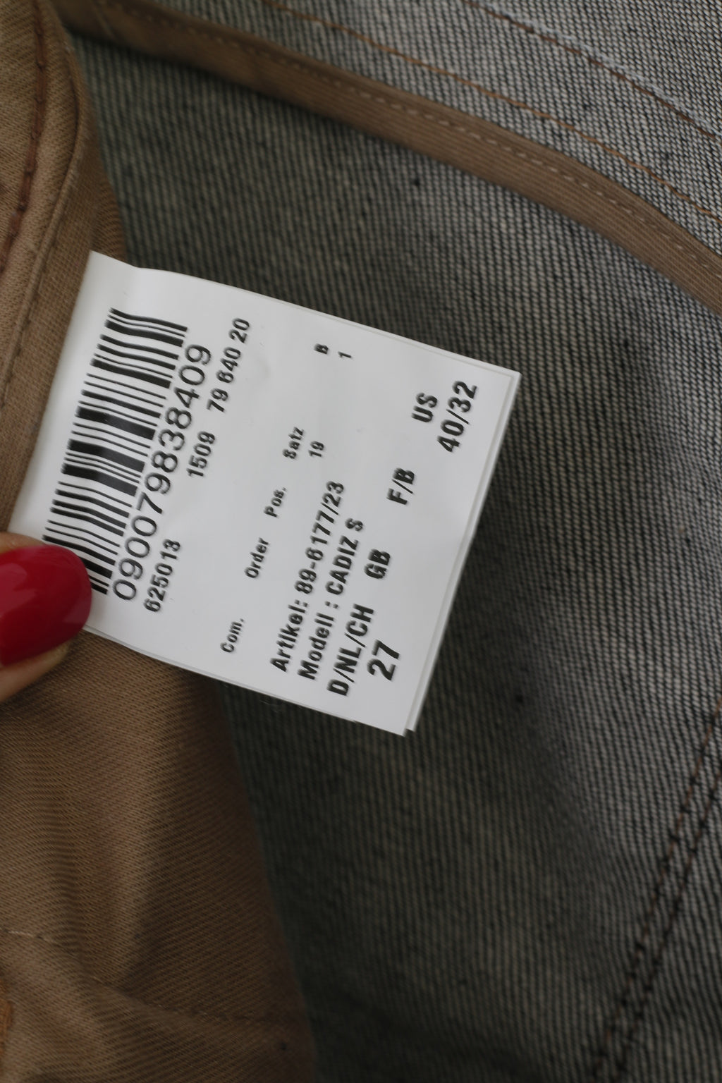 BRAX Hommes 40 56 Pantalon Marine Cadiz Coton Jambe Droite Pantalon En Denim Classique