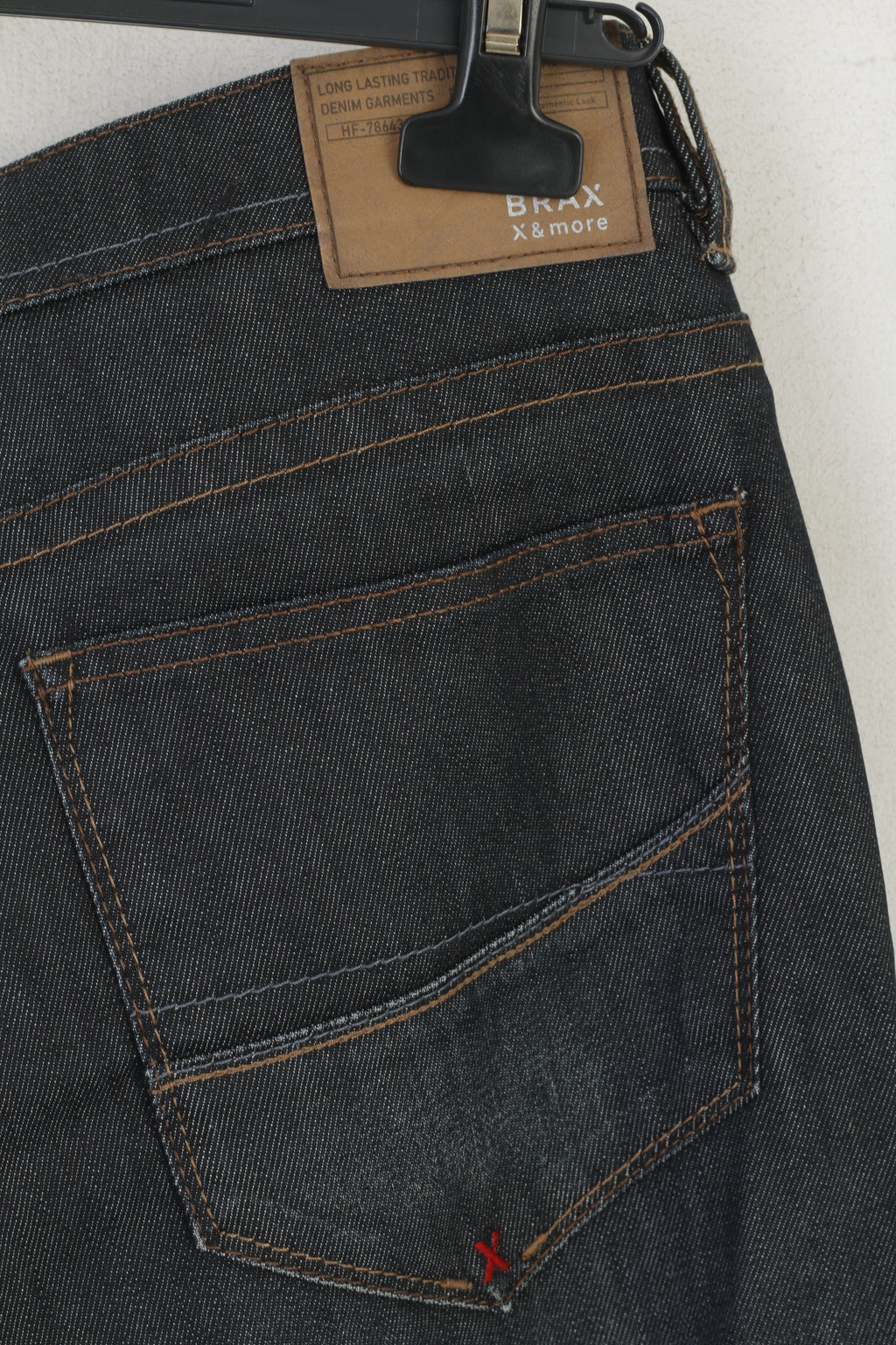 BRAX Hommes 40 56 Pantalon Marine Cadiz Coton Jambe Droite Pantalon En Denim Classique