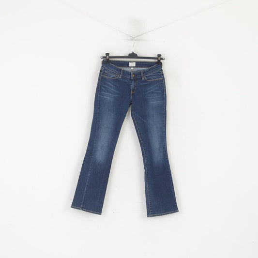 Pantaloni Levi's da donna 26 Pantaloni vintage in cotone con stivaletti skinny Demi Curve blu scuro