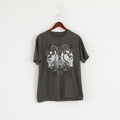 Pretty Little Thing T-Shirt Femme Gris Coton Graphique Savage Oversize Top