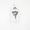 Cedar Wood State Hommes M Chemise Blanc Coton Superman Man Of Steel Top