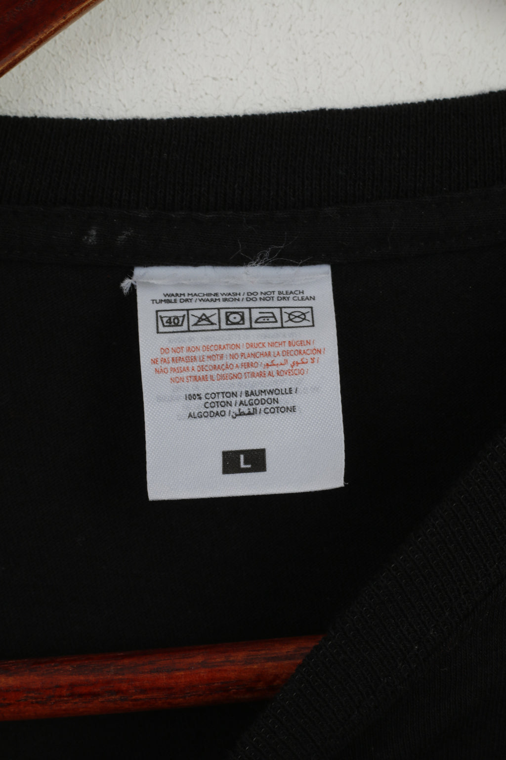 Fruit Of The Loom Men L T- Shirt Black U2 The Joshua Tree 2017 Cotton Rock Top