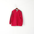 Reebok Femmes 16 XL Veste Raspberry Activewear Haut de survêtement de sport à capuche zippé