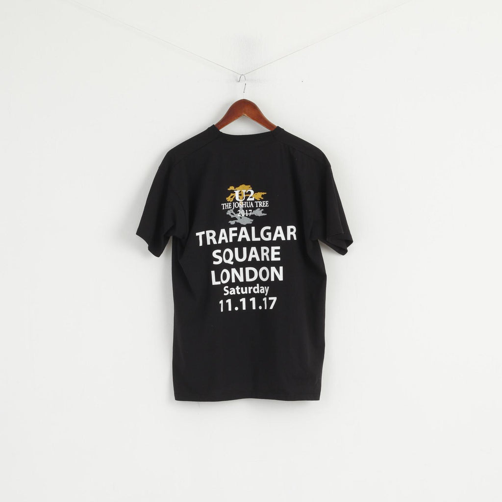 Fruit Of The Loom Men L T- Shirt Black U2 The Joshua Tree 2017 Cotton Rock Top