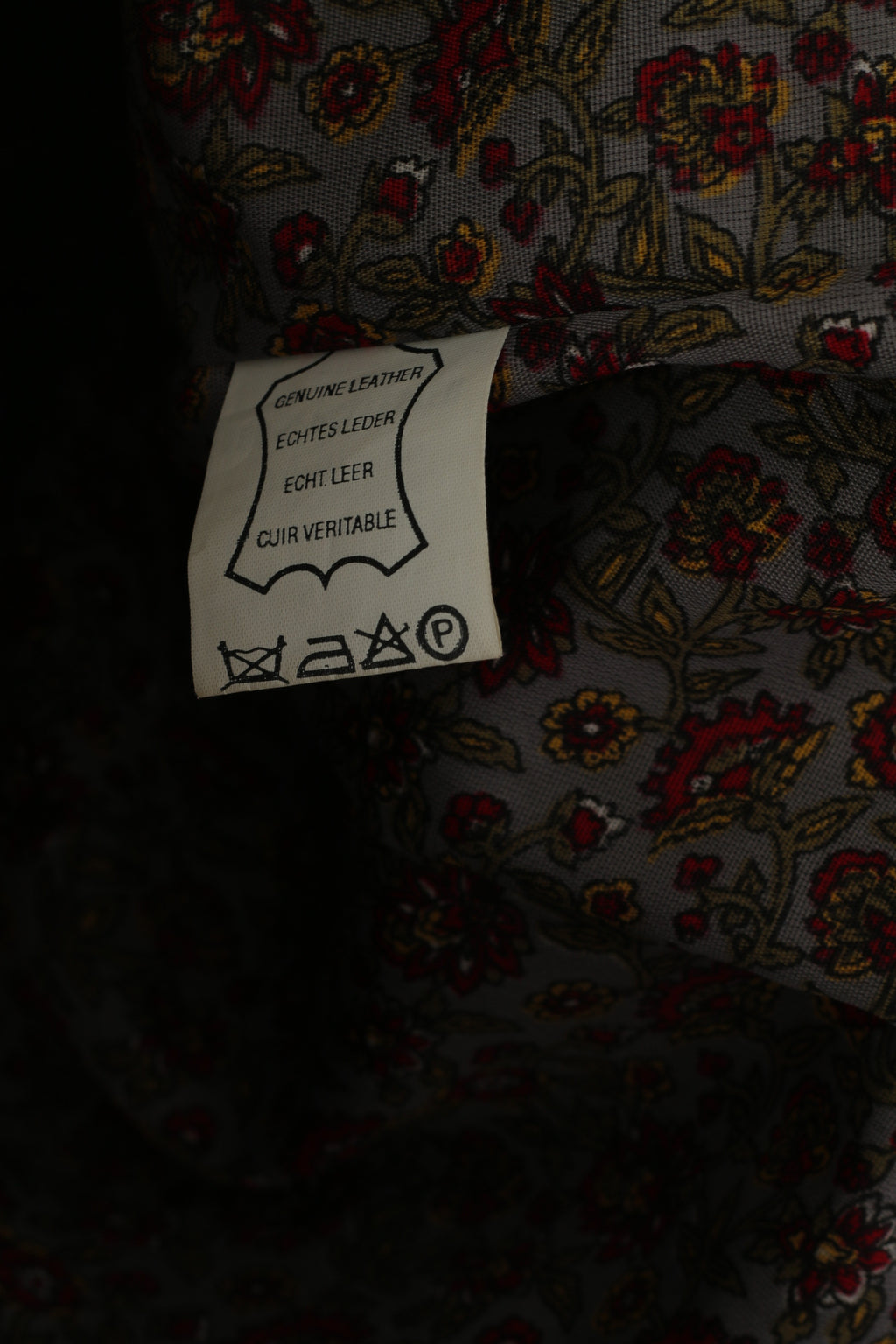 Giacca vintage da donna 36 S. Spallacci militari in pelle marrone con bottoni decorativi sulla parte superiore