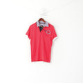 Nouvelle-Zélande Auckland Polo Homme Rouge Coton Heritage Haut À Manches Courtes