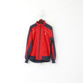 Odlo Bjorn Daehlie Men XL Jacket Red Activewear Full Zip Technical Wear Sport Top