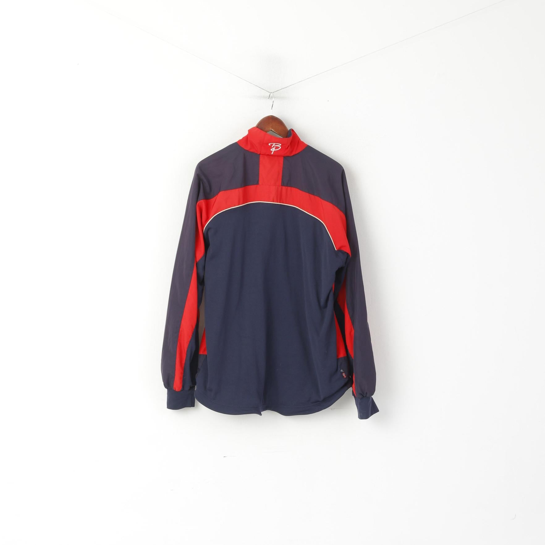 Odlo Bjorn Daehlie Men XL Jacket Red Activewear Full Zip Technical Wear Sport Top