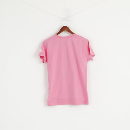Camicia Ralf Nature da donna XL Top a maniche corte in cotone rosa Parrot Oasis Wildlife