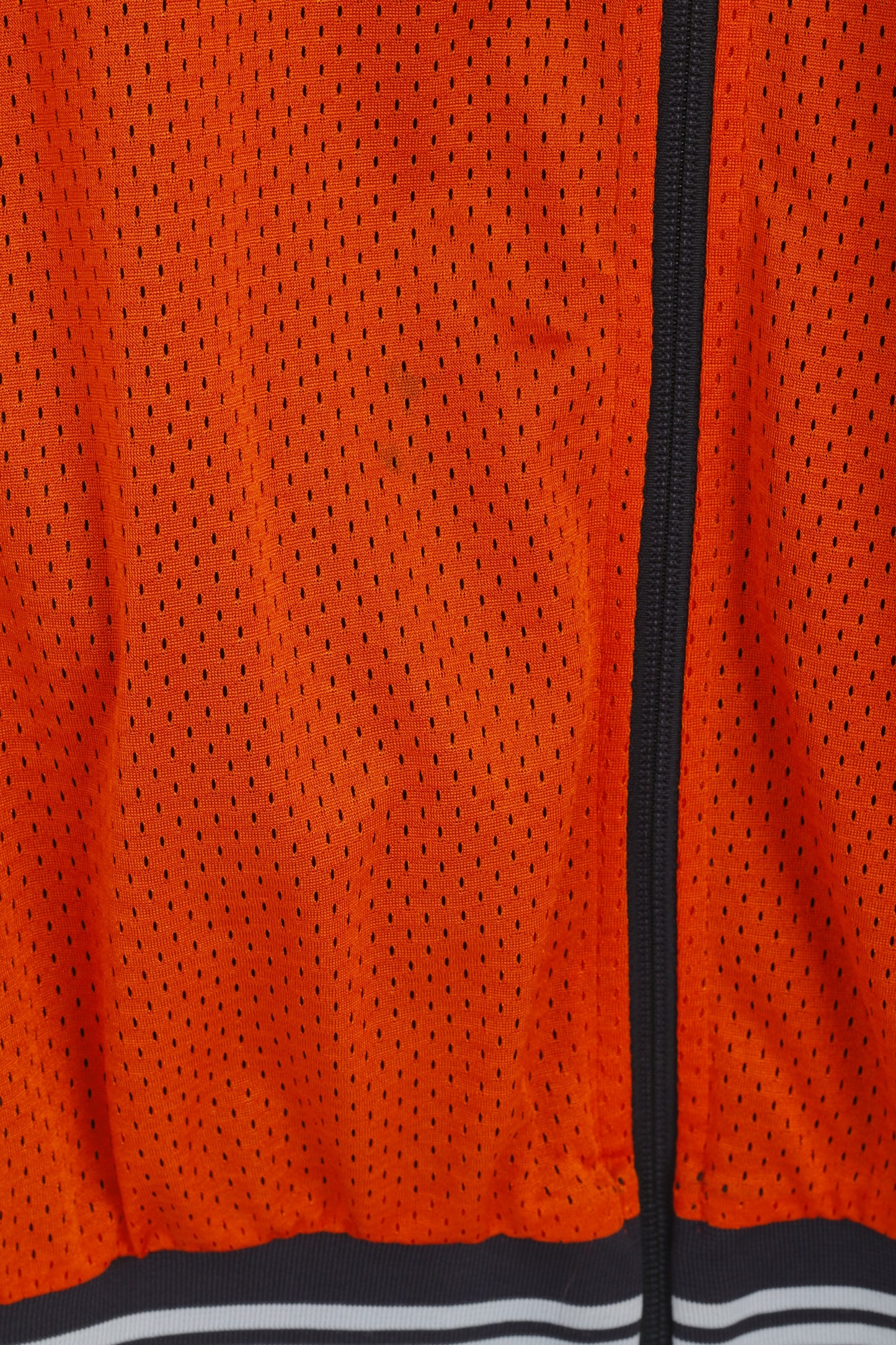 Felpa Adidas da donna L Top sportivo sportivo con cerniera intera reversibile in mesh viola arancione