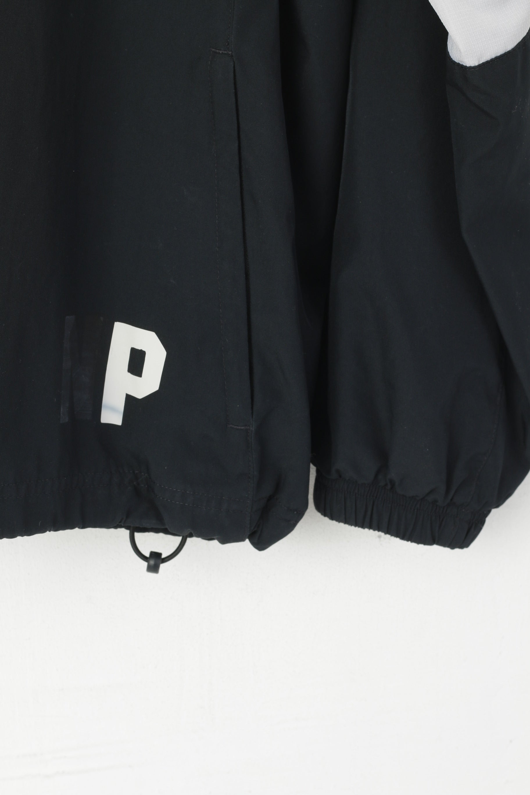 Giacca Warrior Uomo XL Nera Randers Football Club Danimarca Top con cappuccio nascosto