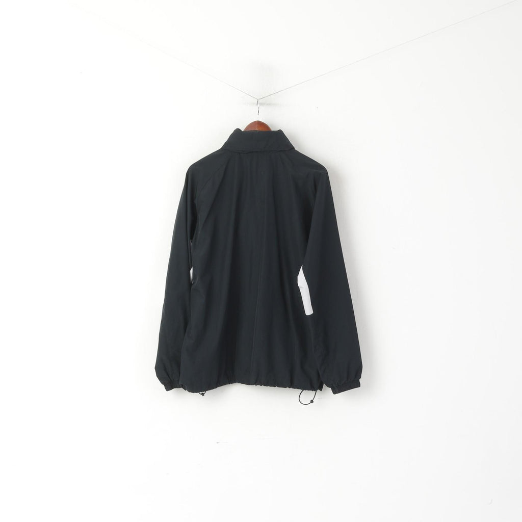 Giacca Warrior Uomo XL Nera Randers Football Club Danimarca Top con cappuccio nascosto