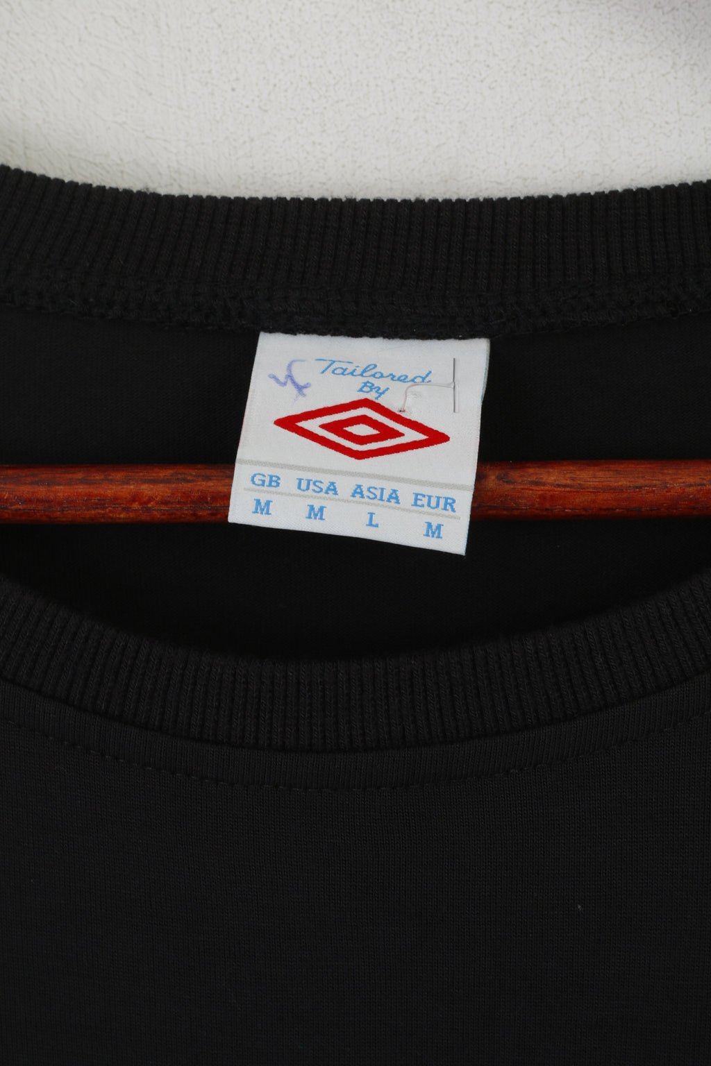 Umbro Women M Long Shirt Black Viscose Stay True Sequins Dress tunic Top