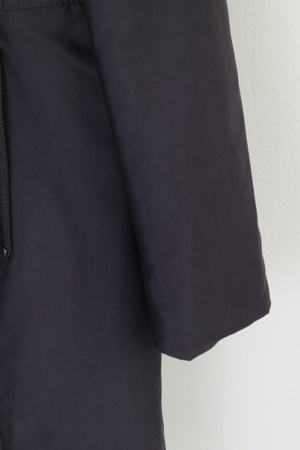 Kenneth Cole Manteau XL pour femme en coton brillant avec fermeture éclair complète et haut léger décontracté