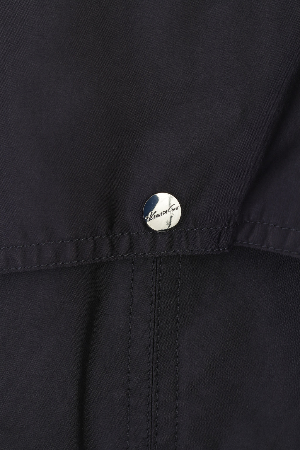 Kenneth Cole Manteau XL pour femme en coton brillant avec fermeture éclair complète et haut léger décontracté