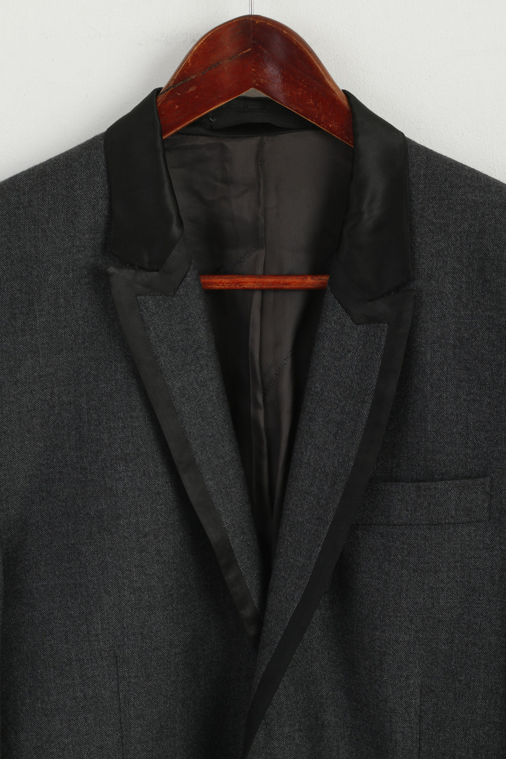 Philosophy Blues Original Men 38 48 Blazer Grey Wool Single Breasted Sweden Jacket