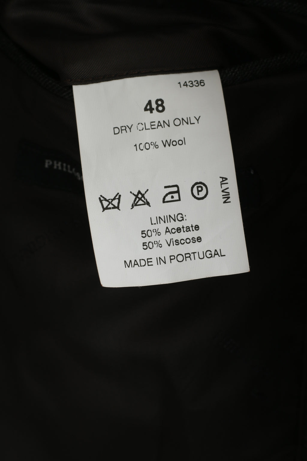 Philosophy Blues Original Men 38 48 Blazer Grey Wool Single Breasted Sweden Jacket