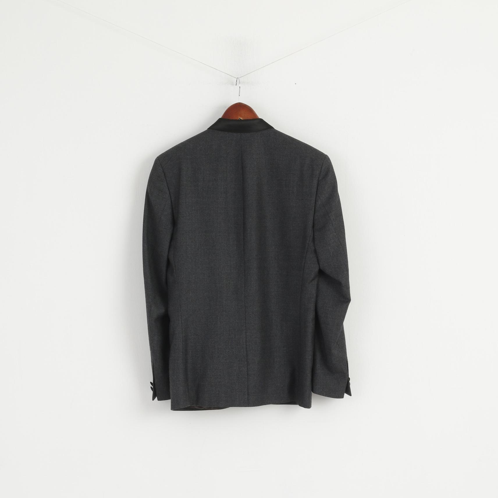 Philosophy Blues Original Men 38 48 Blazer Grey Wool Single Breasted Sweden Jacket