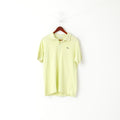 Lacoste Men 4 M Polo Shirt Lime Cotton Plain Short Sleeve Casual Top