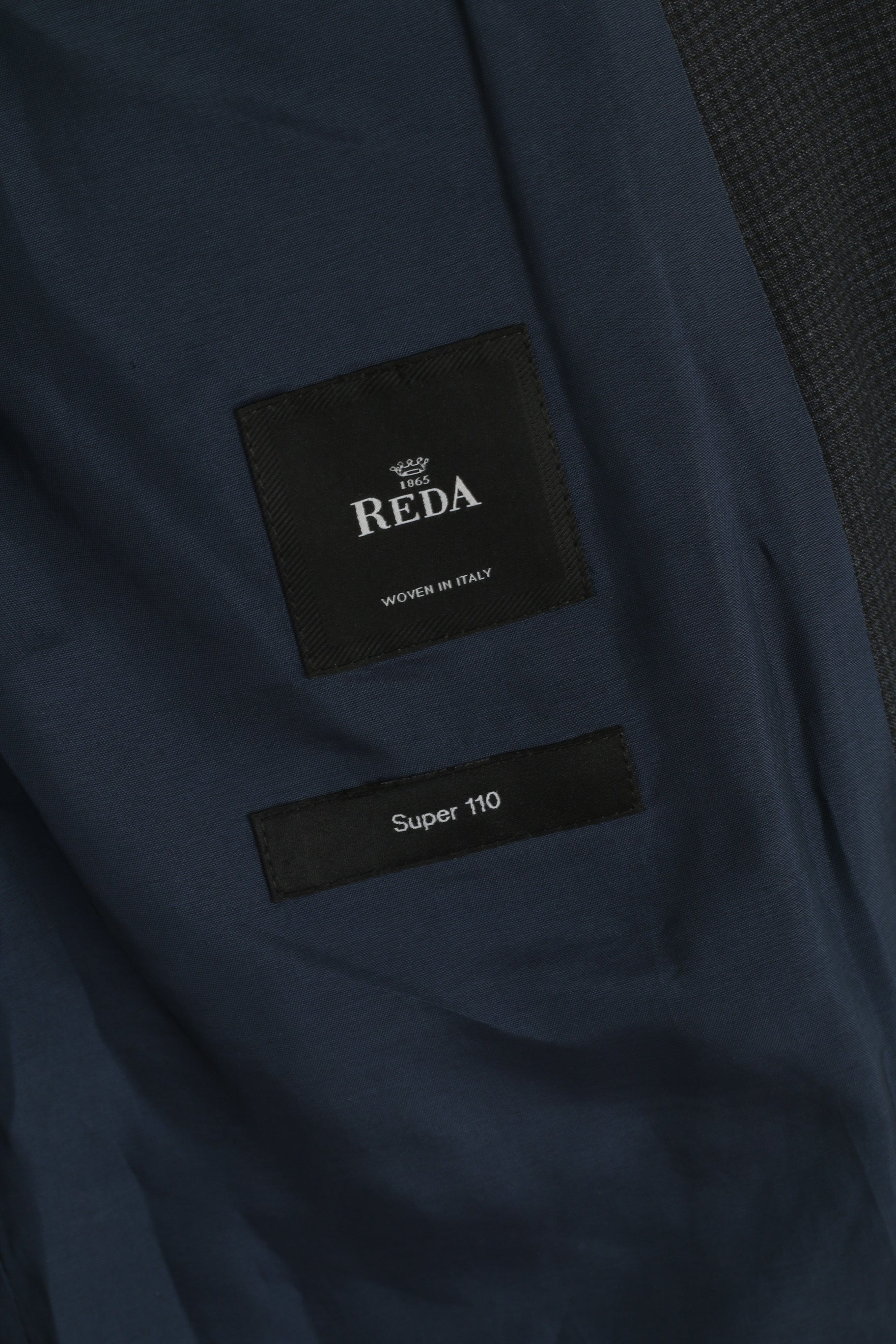 Hugo Boss Men 50 40 Blazer Navy Check REDA Wool Italy Single Breasted Jacket